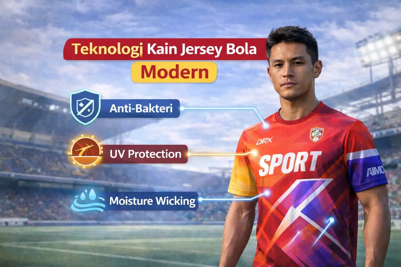 Teknologi Kain Jersey Bola Modern: Inovasi Material yang Mengubah Performa Pemain