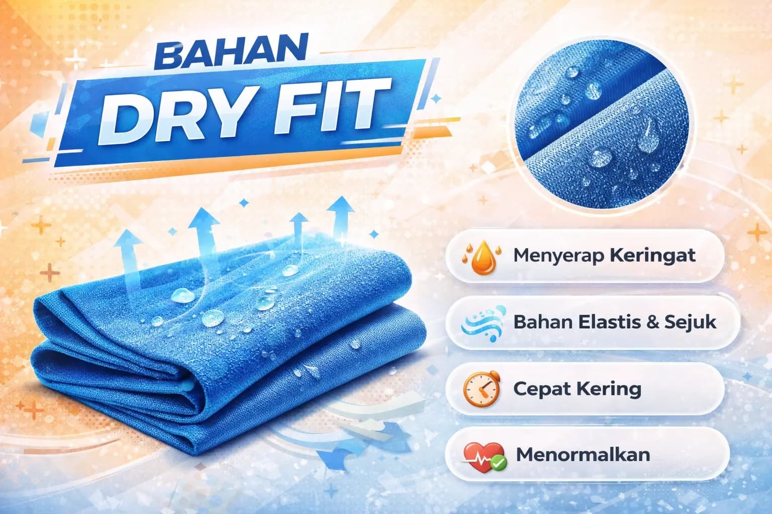 Bahan Dry Fit: Pengertian, Jenis, Kelebihan, dan Kenapa Cocok untuk Jersey Olahraga