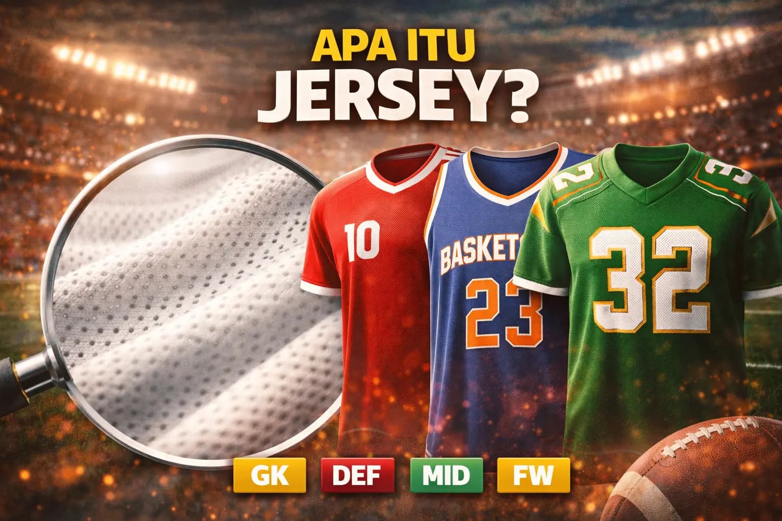 Apa Itu Jersey? Pengertian dan Perannya dalam Dunia Olahraga