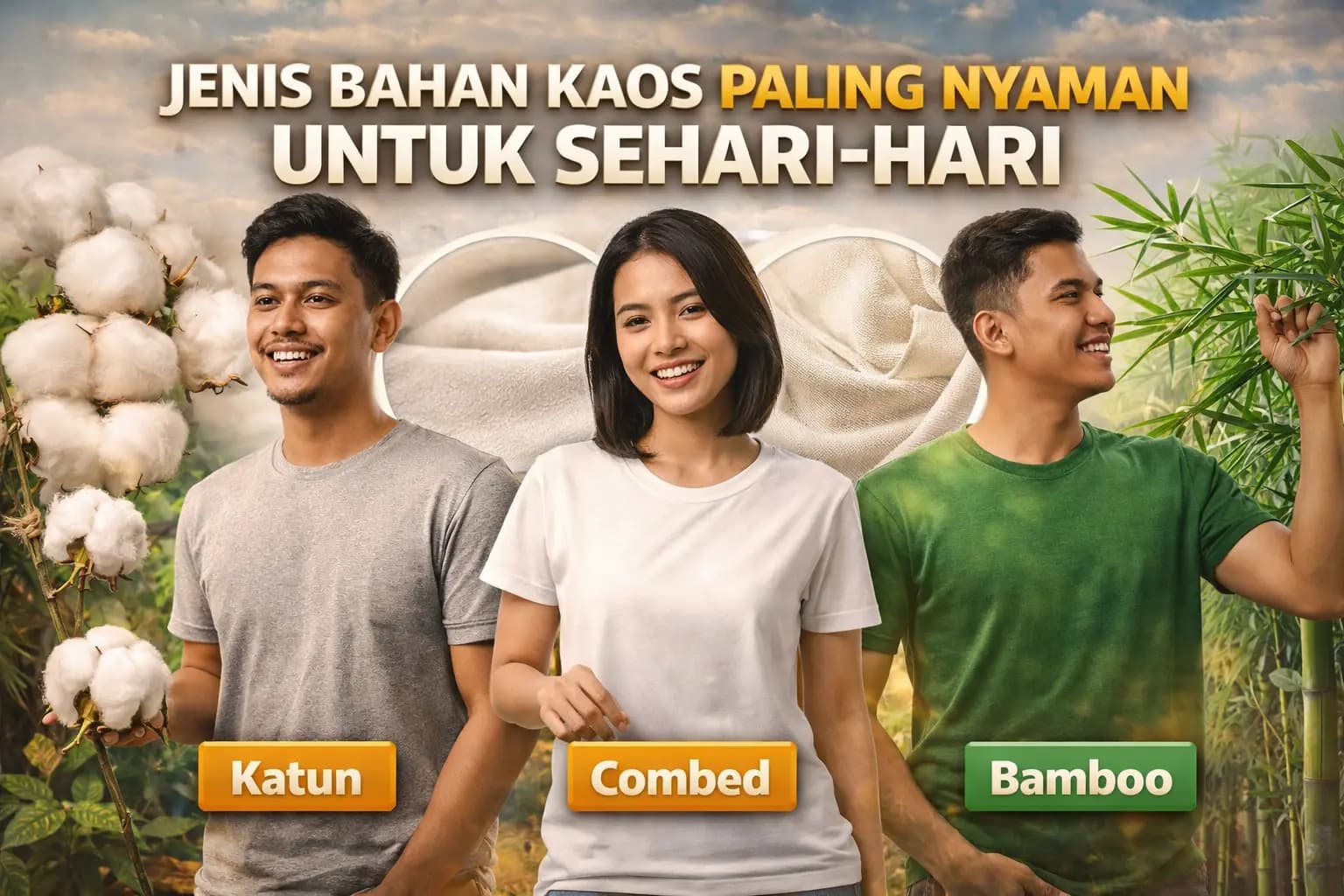 Jenis Bahan Kaos yang Paling Nyaman: Panduan Lengkap Memilih Kain Terbaik