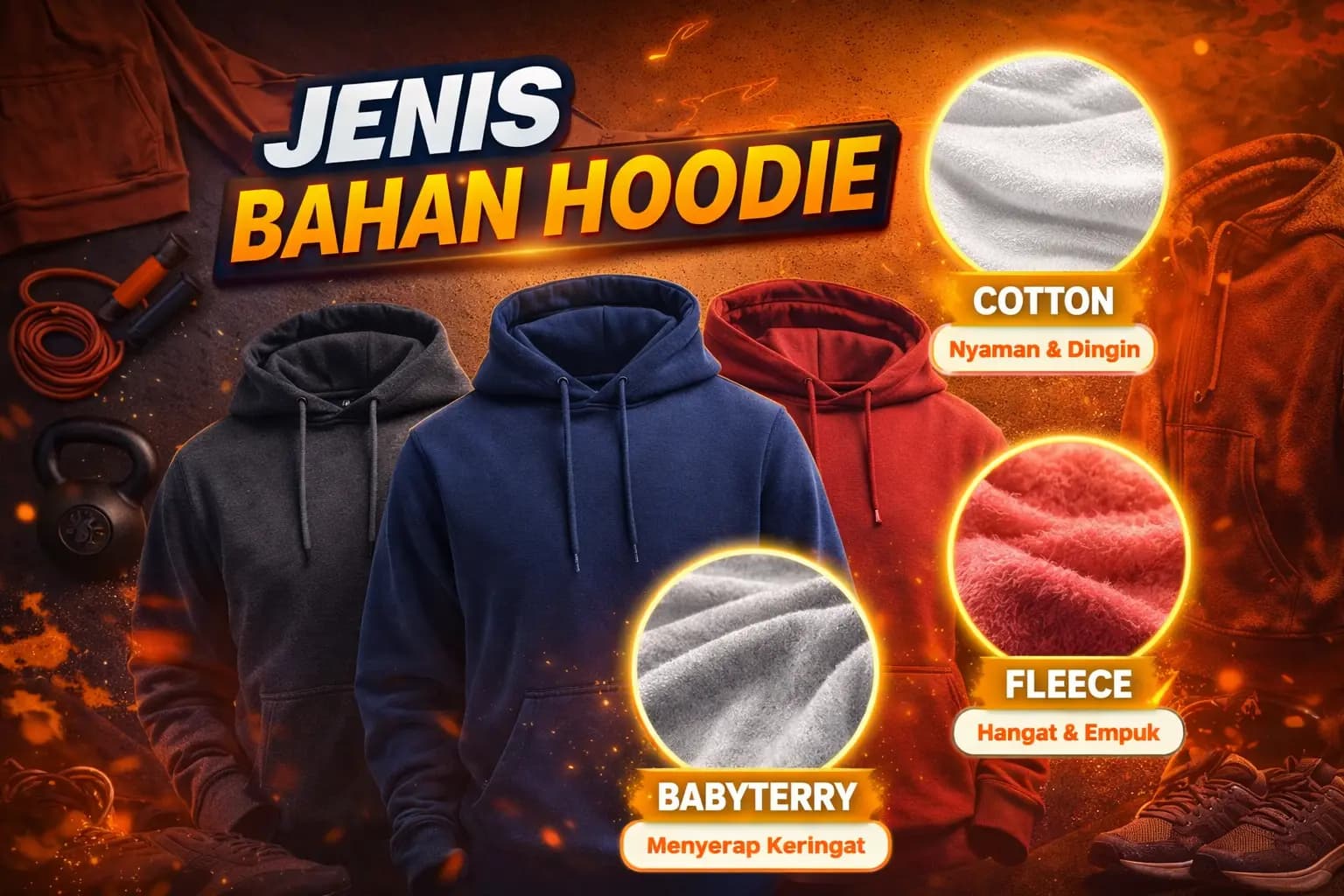 Jenis Bahan Hoodie Terbaik: Panduan Memilih yang Nyaman & Berkualitas