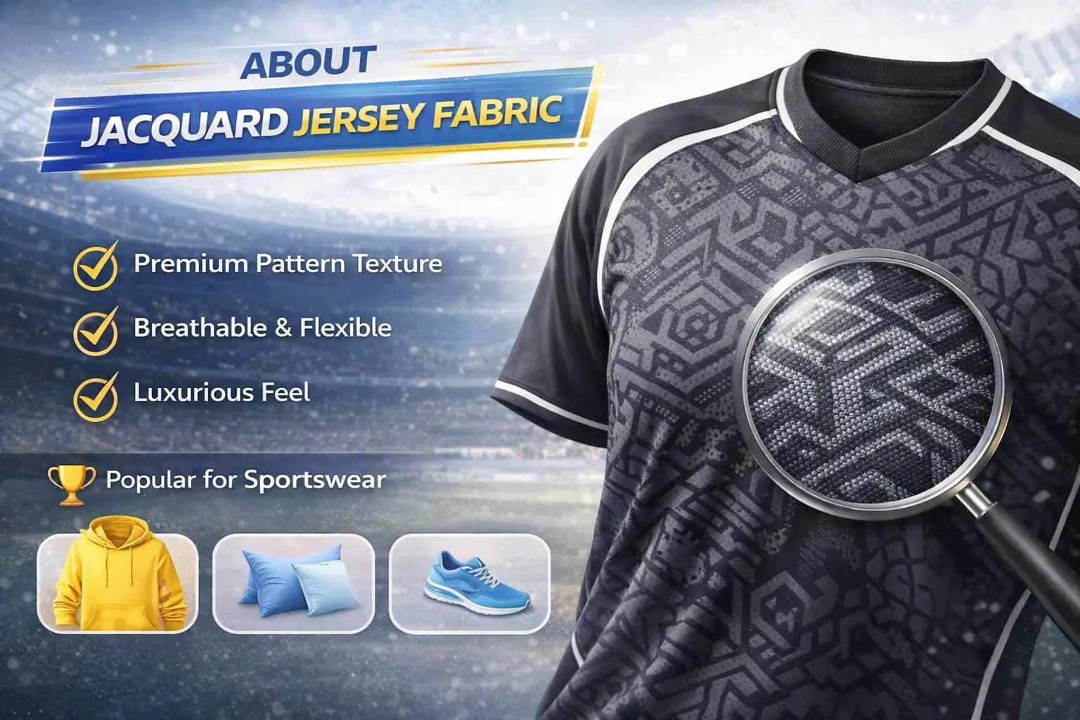Jacquard Jersey Material: Definition, Advantages, Types, and Why They’re Suitable for Sports Jerseys