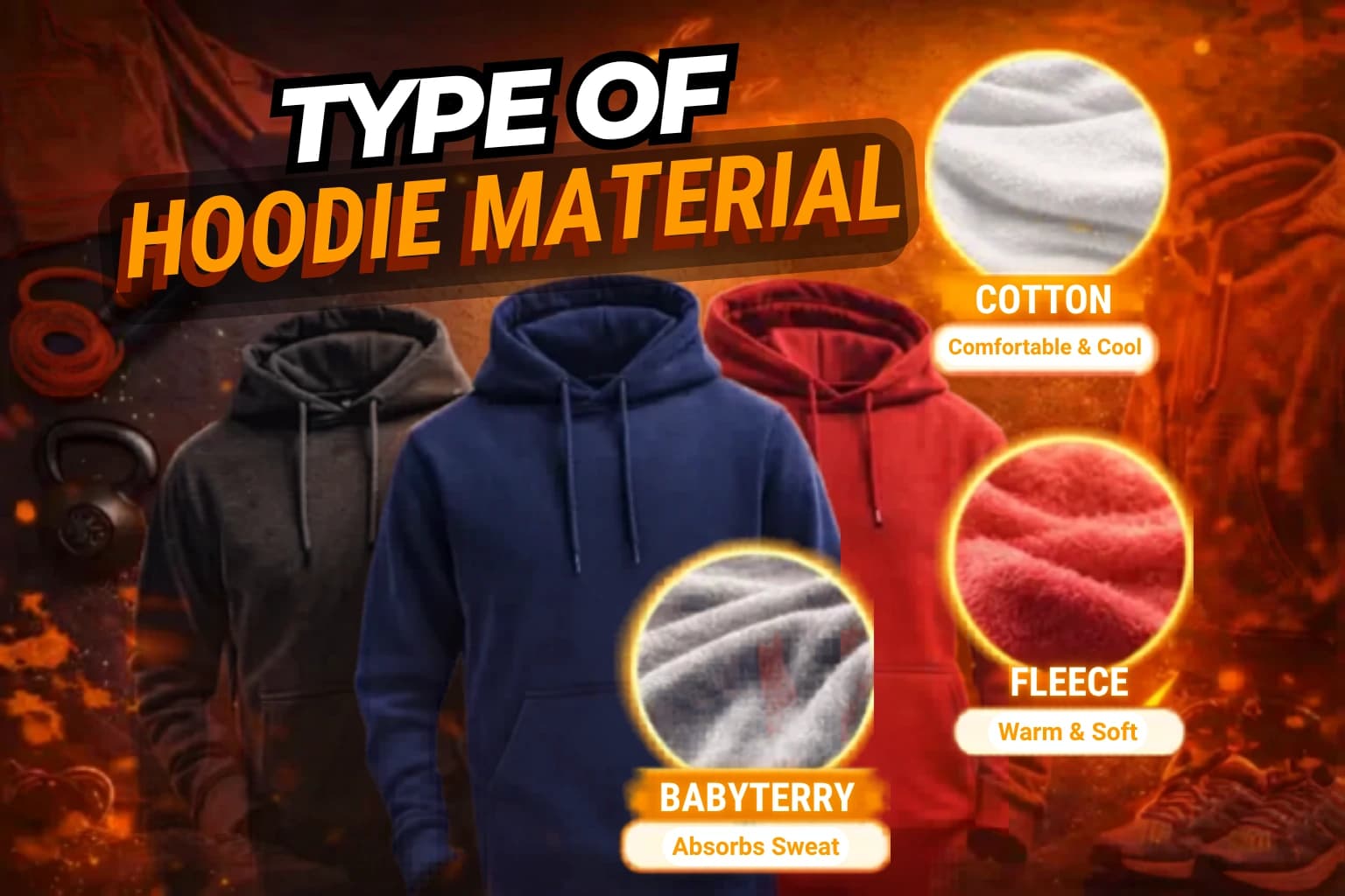 Type of The Best Hoodie Material: Tips on Choosing The Comfort & Quality