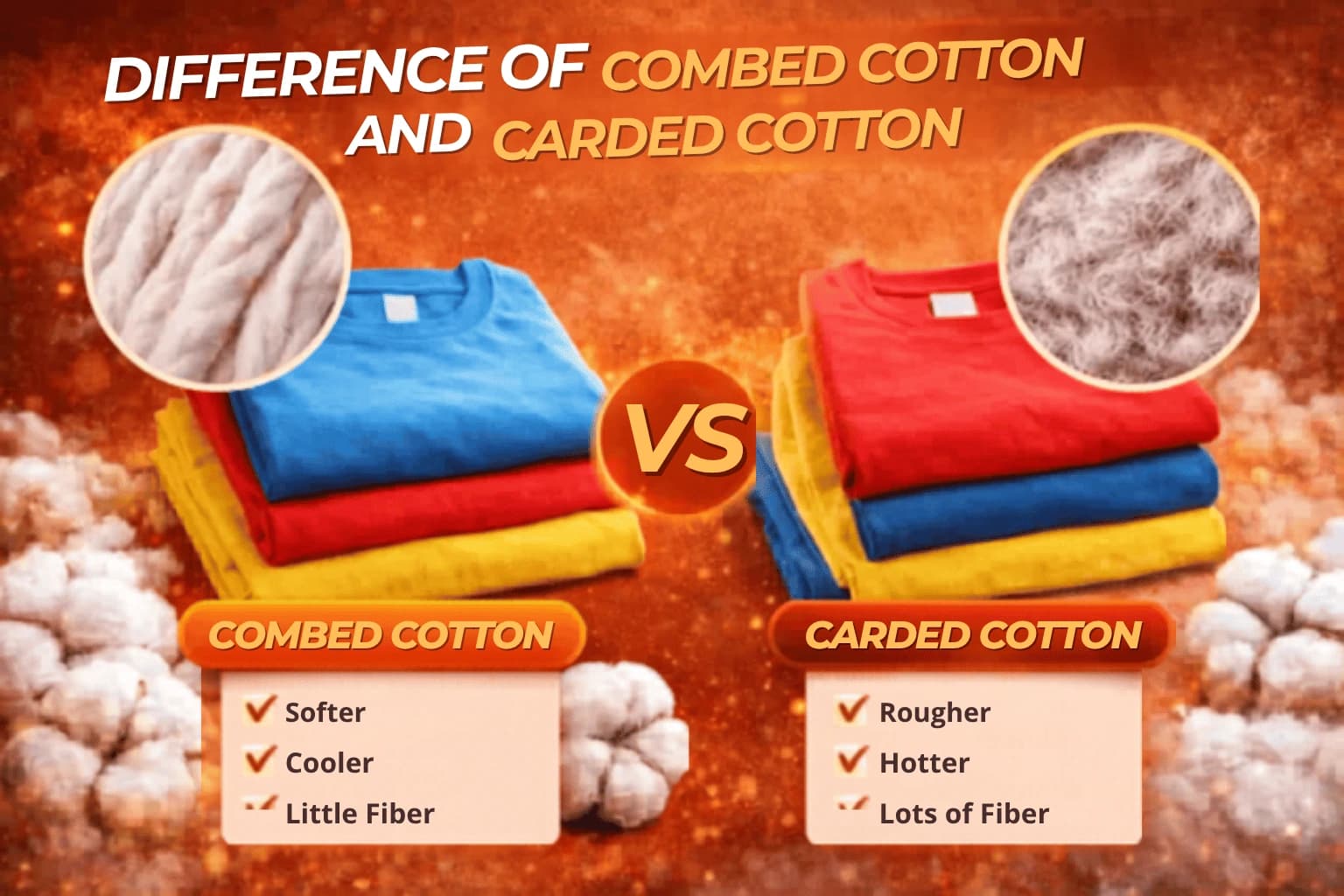 The Difference Between Combed Cotton And Carded Cotton: Which One Is Better For T-Shirt & Jersey?
