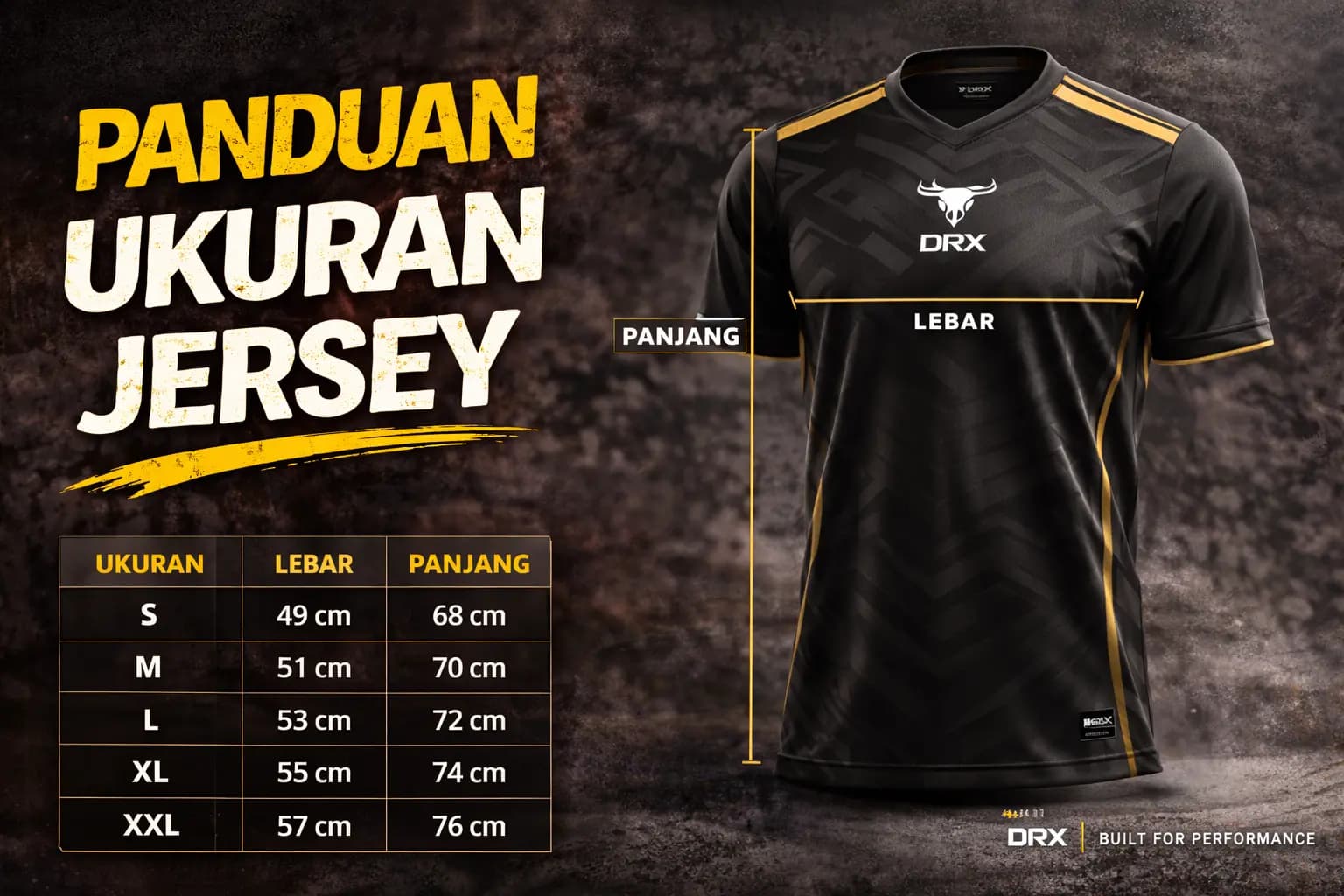 Ukuran Jersey: Panduan Lengkap Agar Tidak Salah Pilih Size