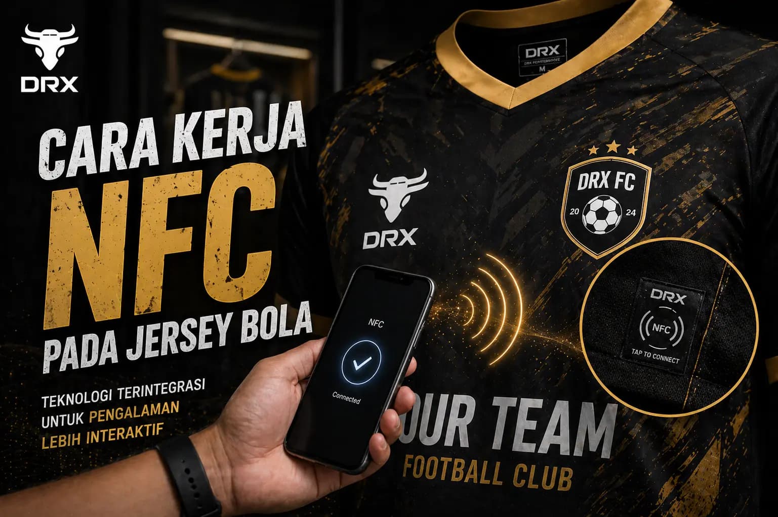 Cara Kerja NFC pada Jersey Bola: Teknologi Anti Palsu yang Mengubah Industri Jersey Premium
