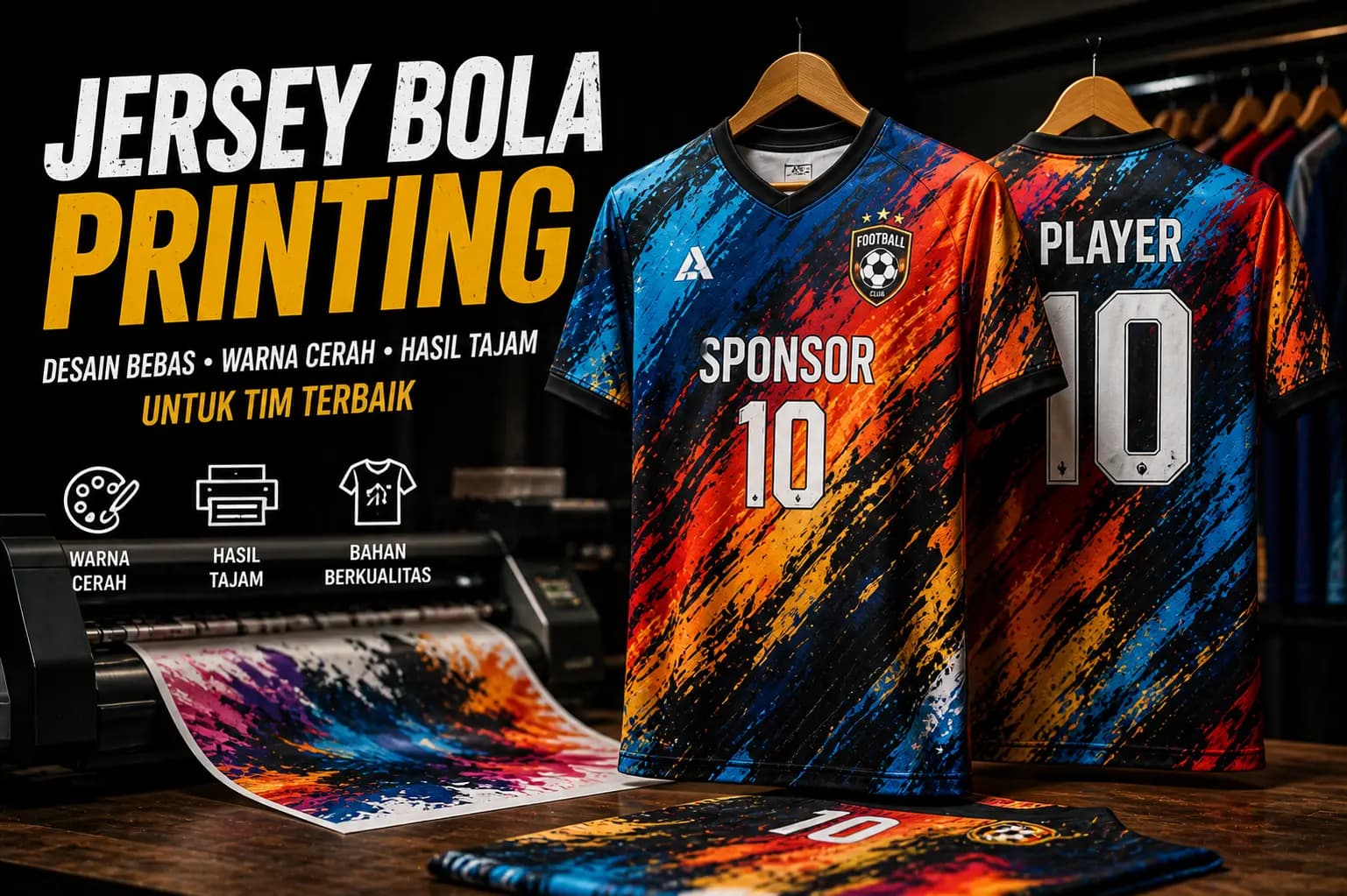 Jersey Bola Printing: Cara Memilih yang Awet, Nyaman, dan Terlihat Premium