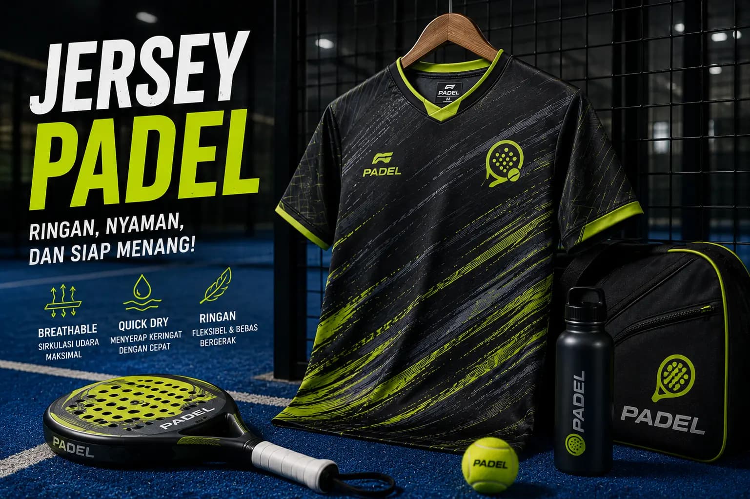 Jersey Padel: Cara Memilih Jersey yang Nyaman, Stylish & Premium untuk Performa Maksimal