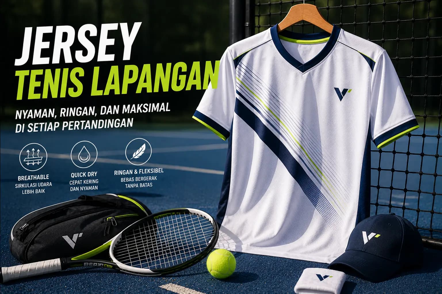 Jersey Tenis Lapangan: Panduan Memilih Jersey Nyaman, Stylish, dan Premium